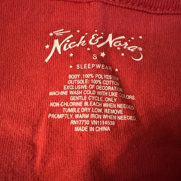 NICK & NORA Sock Monkey One Piece Pajamas Sleepwear Footed Adult Small Full Zip - Picture 6 of 11